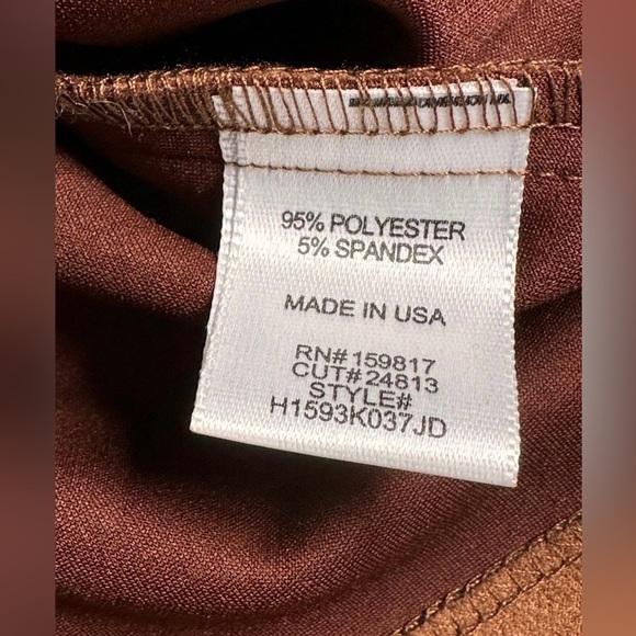 Celine Suede Skort Camel SZ L - Picture 3 of 10